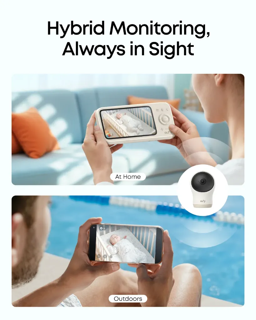 Anker Eufy 2K Wi-Fi Camera C10-Baby Monitor-White — 3