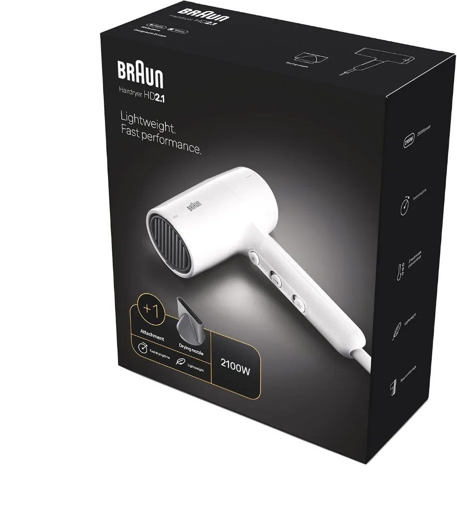 Braun Hairdryer HD2.1 2100W BRHD210SDE — 2