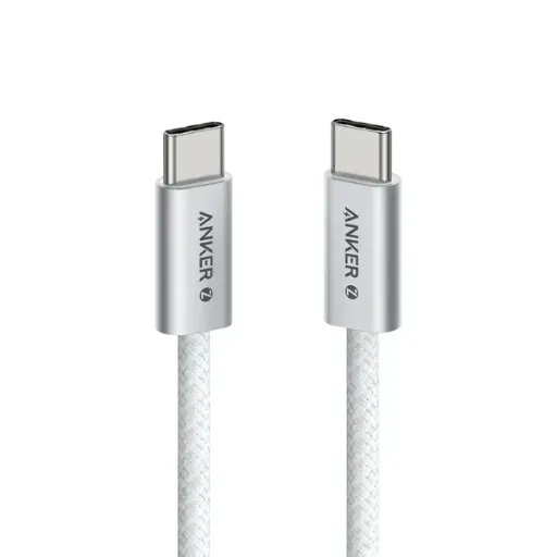 Anker Zolo PD 240W USB C to USB C Cable Braided 3.3ft-White