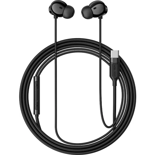Acefast Wired Earphones USB-C Silicone L10-Black