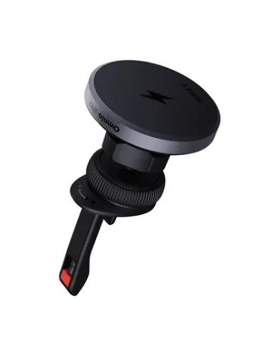 حامل هاتف من Aukey مع شحن لاسلكي بقوة 15 واط (أسود)