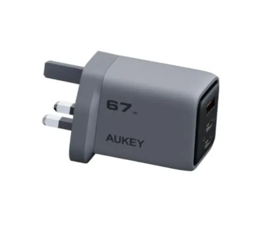 Aukey Comet Mix 3 67W PD Wall Charger PA-C3 (Gray)