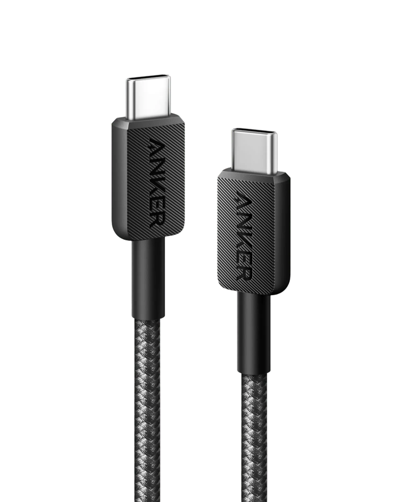 Anker 322 USB-C to USB-C Cable (3ft Braided)-Black