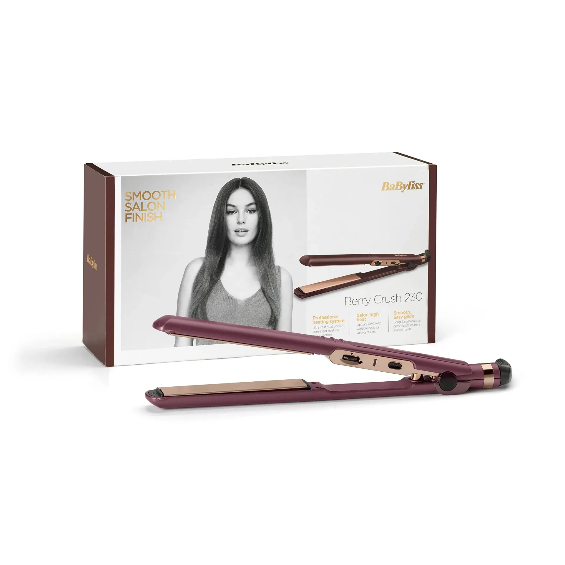BaByliss Straightener Berry Cruch 230 2183PSDE