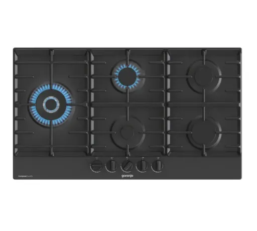 Gorenje GW951MB - 5 Burners - Built-In Gas Cooker - Black