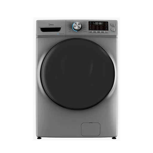 غسالة ملابس ميديا تعبئة أمامية - سعة 20 كغم - إنفرتر - رمادي/فضي - MF600W200B/S