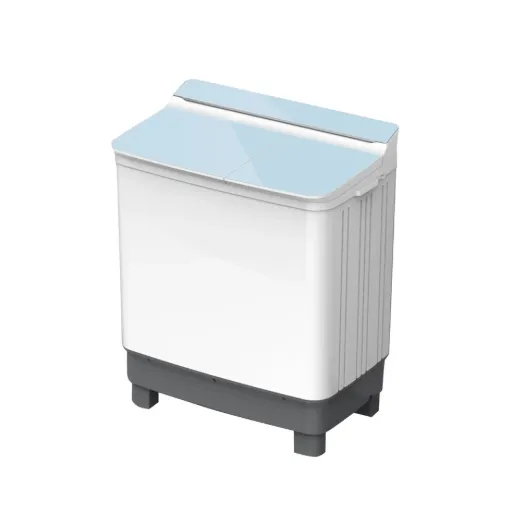 غسالة حوضين ميديا - سعة 16 كغم - تجفيف بالدوران - أبيض - MT200W160