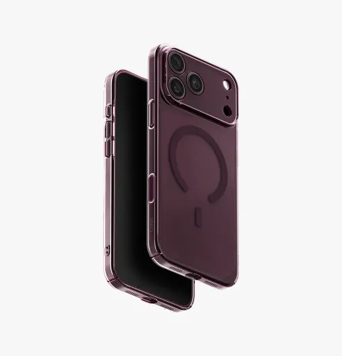 غطاء خلفي UNIQ طراز AirSuit لهاتف iPhone 18 Pro Max - لون عنابي