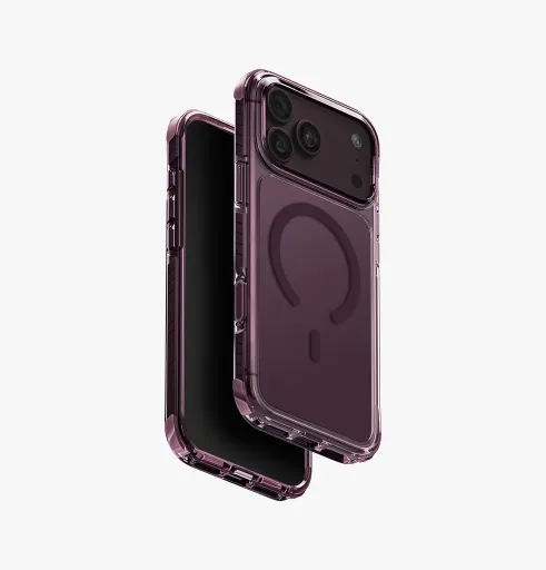 UNIQ Back Cover Combat IP 18 Pro Max-Burgundy