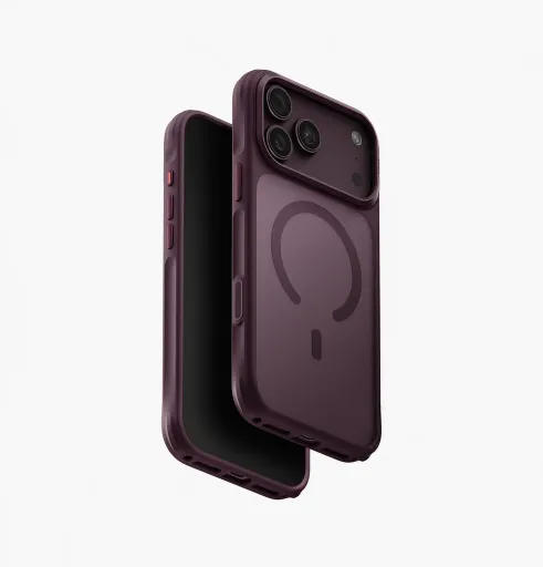 UNIQ Back Cover Veren IP 18 Pro Max-Burgundy