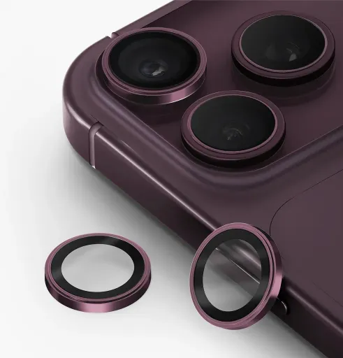 UNIQ Camera Lens For IP 18 Pro Max-Burgundy