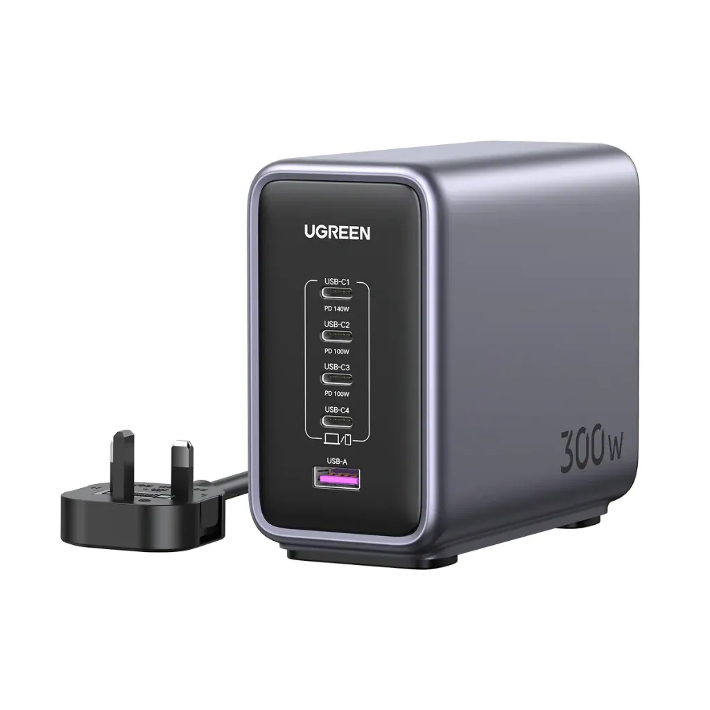 UGREEN Nexode (300W) 5 Port Gan Fast Charger UK