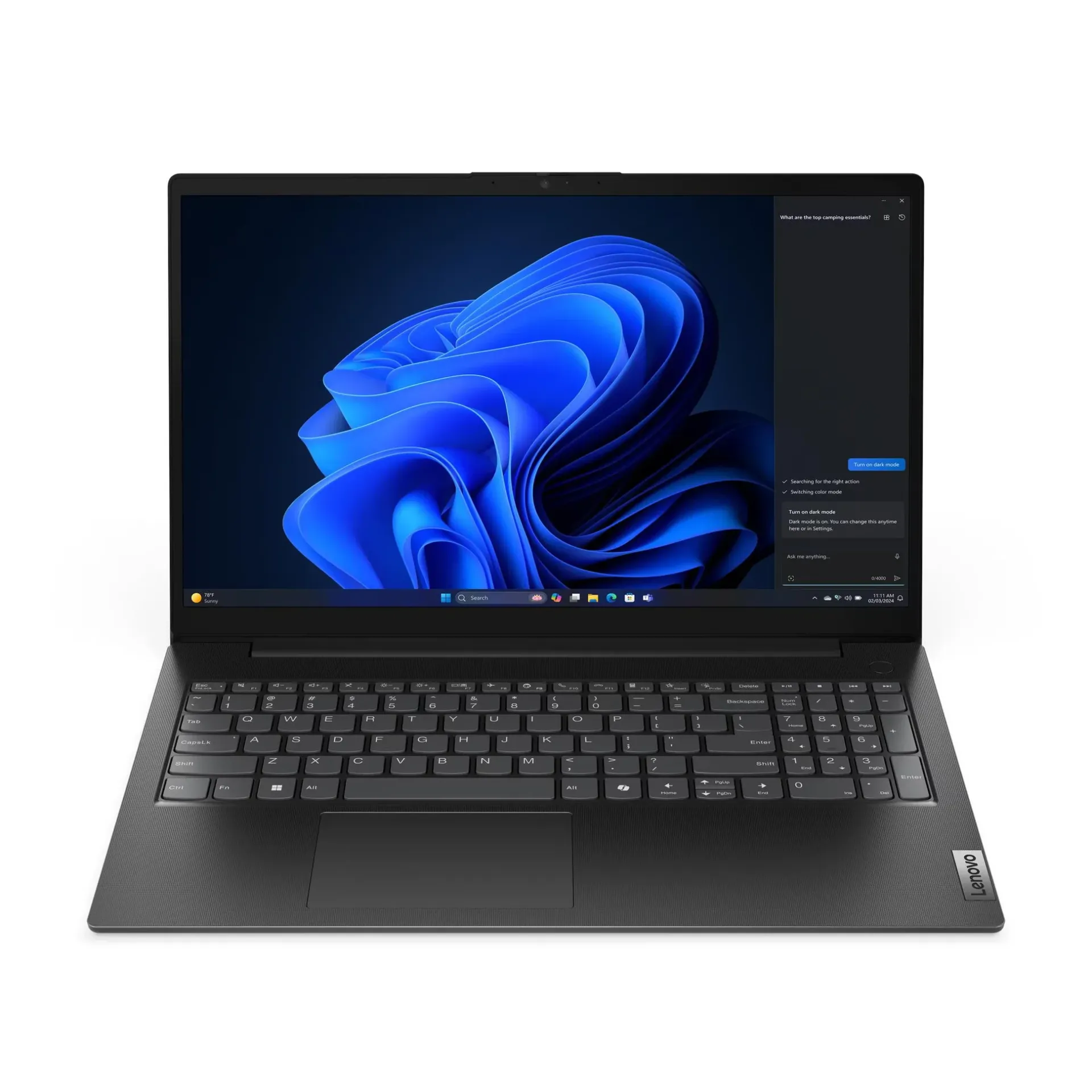 لاب توب لينوفو V15 الجيل الخامس (معالج Intel Core i3-1315U / رام 8 جيجابايت / سعة 256 جيجابايت SSD) - موديل: V15 G5