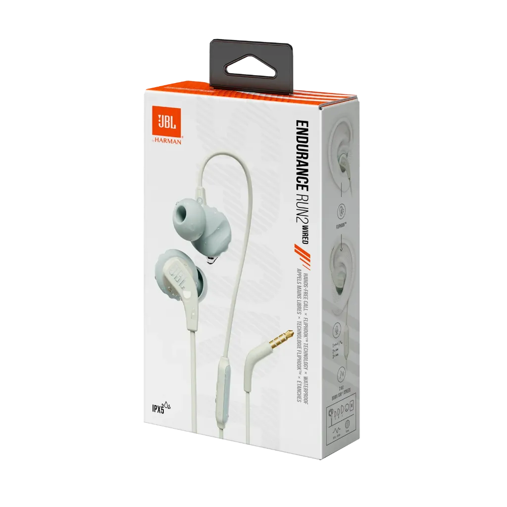 JBL Endurance Run 2 Wired -White