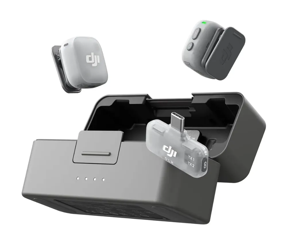 DJI Mic Mini 2 (2Tx +1Mobile Rx +charging case)